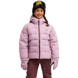 Roxy Snowboardjacke "Snowyhill Puffy", Mädchen, Gr. 14, discreet mauve, Obermaterial: 100% Microfaser;, Jacken Snowboardjacke