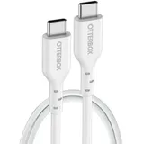 Otterbox Fast Charge Kabel Standard USB-C/USB-C 2.0m weiß (78-81360)