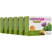 Hepafar Forte - Mariendistel, Artischocke, Löwenzahn Komplex - Detox - Vitamin E, Phospholipide - Innovative patentierte Formel mit hoher Bioverfügbarkeit - 180 Kapseln hochdosiert - Sensilab