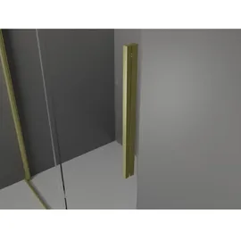 Mexen Velar Duschabtrennung mit Schiebetür 100 x 85 cm Graphit/Gold 871-100-085-41-55