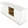 skandica Sideboard 160 x 83 cm Weiß