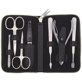 Erbe Carbon Serie Maniküre Set , 7-tlg. Etui