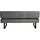 K+W Komfort & Wohnen Polsterbank K+W KOMFORT & WOHNEN "Spider II", grau (grau 82, schwarz), B:192cm H:88cm T:67cm, Sitzbänke, Polsterbank, Sitzsteppung, bequem durch Sandwichbauweise, Metallkufe in schwarz