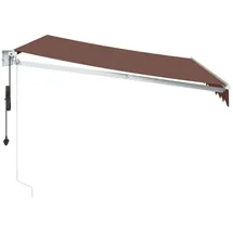 vidaXL Markise Automatisch 300 x 250 cm braun
