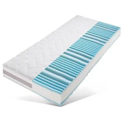 Taschenfederkernmatratze »Dynamic Gel TFK«, 26 cm hoch, 500 Federn, (1 St.), optimale Körperunterstützung dank Gelschaum & ideale Luftzirkulation, weiß, , 332380-2 26 cm
