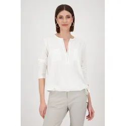 Monari Schlupfbluse »Schluse Basic Schmuck« mit aufgesetzten Taschen Monari offwhite 38