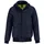 B & C Superhood navy/Neon Green 3XL
