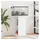 vidaXL Aquarienunterschrank Weiß 60,5x36x72,5 cm