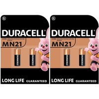 4X Duracell MN21 A23 23A (2 Blister Von 2 Batterien) 4 Batterien