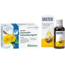 Sidroga Löwenzahn Tee + Gasteo Magen-Tropfen