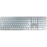 Cherry KW 9100 Slim for Mac silber, USB/Bluetooth, DE (JK-9110DE-1)