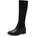 Hohe Stiefel ohne Absatz mit Reißverschluss Elegant Black 36 EU