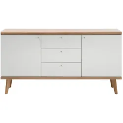 Sideboard Merle - Skandinavisches Design - Eiche Riviera