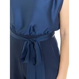 Swing Jumpsuit mit Rundhalsausschnitt, Marine, 38