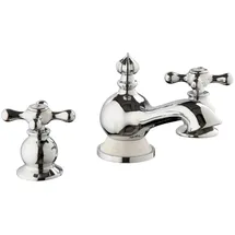 PaulGurkes Nostalgie 3-Loch Waschtischarmatur Landhausstil Retro