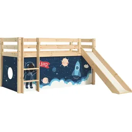 Vipack Spielbett Pino 90 x 200 cm Kiefer massiv beige