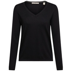 edc by Esprit V-Ausschnitt-Pullover Pullover mit V-Ausschnitt schwarz L