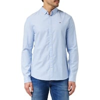 Tommy Jeans TJM Slim Stretch Oxford Shirt«, mit Flaglabel auf der Brust, Gr. XXL