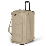 Redolz Duffle Essentials 2-Rollen Reisetasche 70 cm L mit Dehnfalte beige