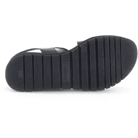 Gabor Plateau-Sandalette Damen Schwarz 36