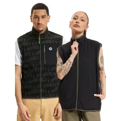 Wood Wood Dax Ivy Fleeceweste schwarz ivy aop - XXL