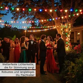 satisfire LED Lichterkette 10 m grün