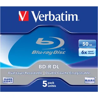 Verbatim Blu-Ray BD-R DL 50GB 6x Jewel Case