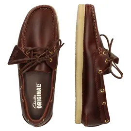 CLARKS Godney Boat Herren Braun 41