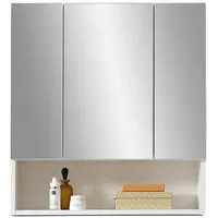 Bega Spiegelschrank Heppo weiß B/H/T: ca. 65x71x20 cm -