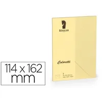 Rossler Papier Briefumschläge 220705519 braun Papier 114x162 mm