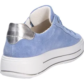 ARA Damen Schnürschuhe, blau(azzurosilber (28)), Gr. 6 UK