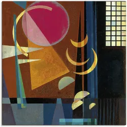 Artland Leinwandbild »Scharf-ruhig. 1927«, Muster, (1 St.), auf Keilrahmen gespannt Artland Farbe Bild(er): bunt