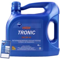 4 L Liter ARAL HighTronic 5W-40 Motoröl inkl. Ölwechselanhänger