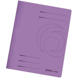 Herlitz 10 herlitz Schnellhefter Karton violett DIN A4