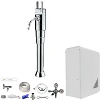 BieTal Tafelwasseranlage 10 L/h & Schanksäule Classic 3 Hebel
