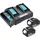 Makita Power Source Kit 18 V Li-Ion 2 x 4,0 Ah + DC18SH Doppel Ladegerät