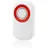 Olympia 6109 Sirene Drahtlose Sirene Draußen Rot, Weiß