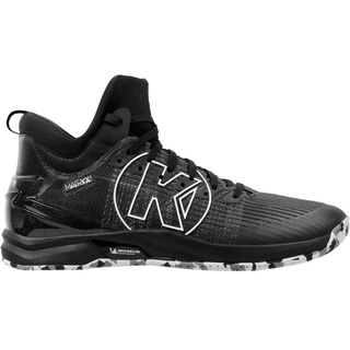 Kempa Attack Mid-Top Handballschuhe mit Michelin Laufsohle schwarz 42.5