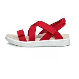 ECCO SOFT SANDAL W CROSS STRAP Damen Rot 39