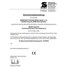 Secumar Echo Schwimmweste rot 70-90 kg