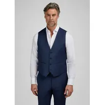 Hechter Paris Weste mit V-Ausschnitt und Paspeltaschen, Blau, 54