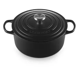 Le Creuset Signature Roaster round 26cm black Schwarz (21177260000430)