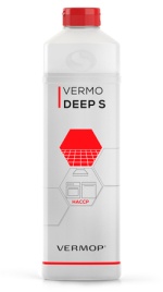 Vermop Vermo Deep S Saurer Grundreiniger, Tiefenwirkung, Geruchsneutraler Bodenreiniger für eine kraftvolle und effektive Reinigung, 1 Liter - Flasche