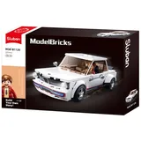 SLUBAN BRICKS Auto klassisch weiß (277 Teile)