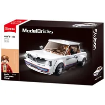 SLUBAN BRICKS Auto klassisch weiß (277 Teile)