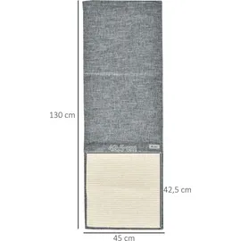 PawHut 2er Kratzmatte Sisal Sessel Couch Katzenkratzmatte