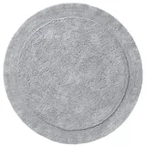 Erwin Müller Badematte Badteppich "Stuttgart", Höhe 15 mm, rund, Uni grau rund | 90 cm x 90 cm x 15 mm