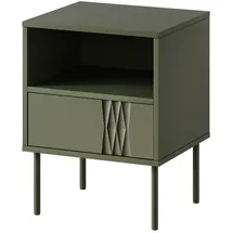 Mirjan24 Nachttisch-Set, Grün, Holzwerkstoff, Rechteckig, 44x54x40 cm, Schlafzimmer, Nachttische