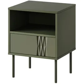 Mirjan24 Nachttisch-Set, Grün, Holzwerkstoff, Rechteckig, 44x54x40 cm, Schlafzimmer, Nachttische