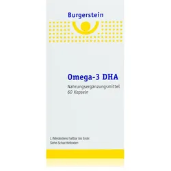 Burgerstein Omega-3 DHA Kapseln mit essenziellen Fettsäuren 60 KAP